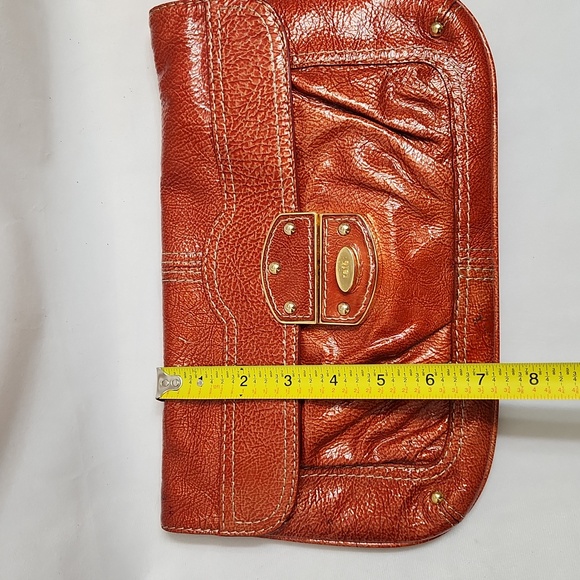 (SOLD) Rafe Pearl Red Leather Shoulder bag - Picture 12 of 13